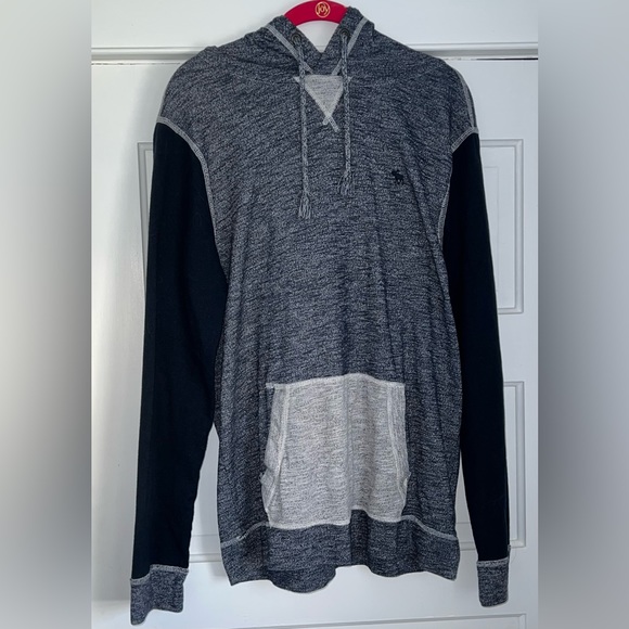 Mens Abercrombie & Fitch Light Weight Long Sleeve Hooded Shirt - Picture 1 of 2